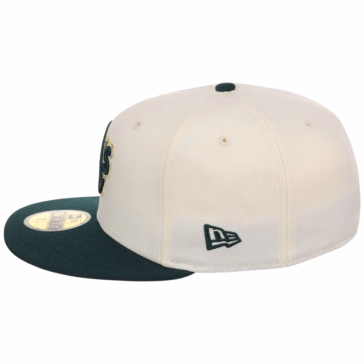 Oakland Athletics MLB Gilded Ivy New Era 59FIFTY detail view