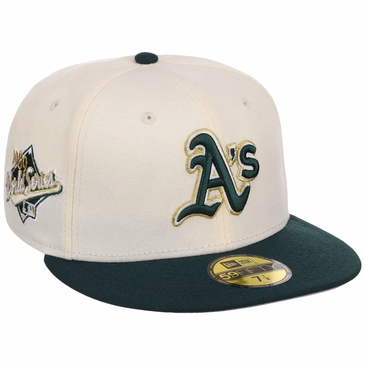 Oakland Athletics MLB Gilded Ivy New Era 59FIFTY front view
