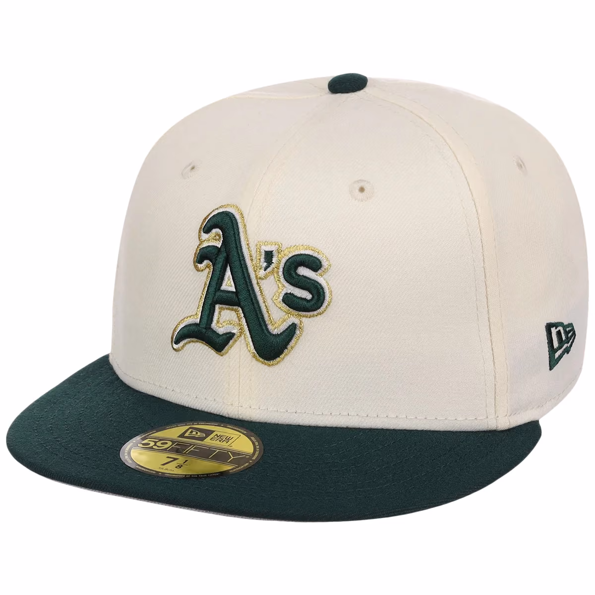 Oakland Athletics MLB Gilded Ivy New Era 59FIFTY detail view