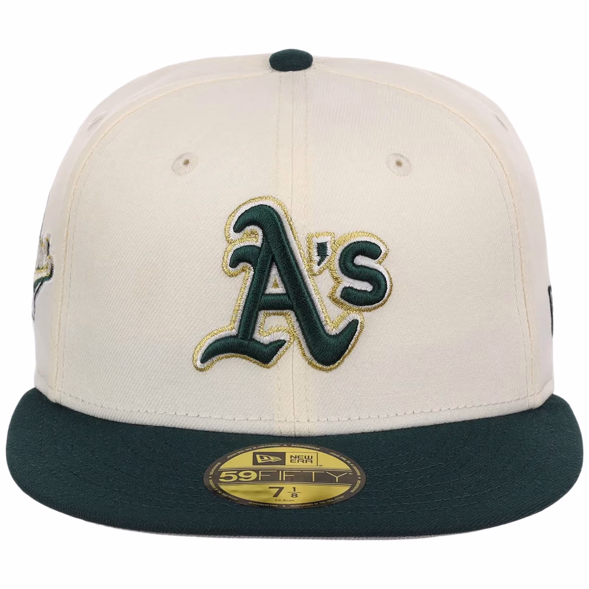 Oakland Athletics MLB Gilded Ivy New Era 59FIFTY detail view