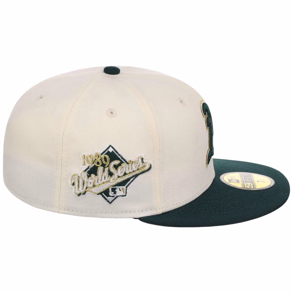 Oakland Athletics MLB Gilded Ivy New Era 59FIFTY detail view