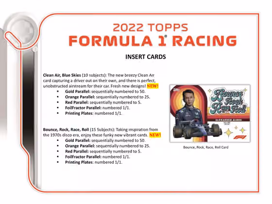 2022 Topps Formula 1 Racing (Formel 1) Hobby Box view 4