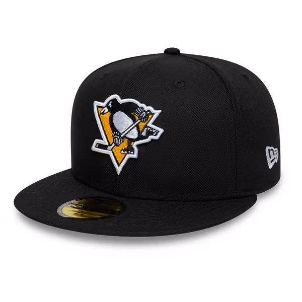 Pittsburgh Penguins Basic Logo 59FIFTY Fitted NHL Cap Black product photo