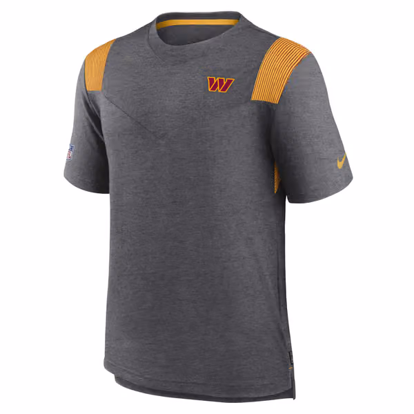 Washington Commanders 2022 NFL Sideline Nike Performance Player Top Gray view 2