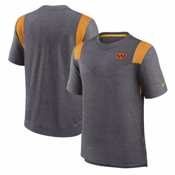 Washington Commanders 2022 NFL Sideline Nike Performance Player Top Gray view 1