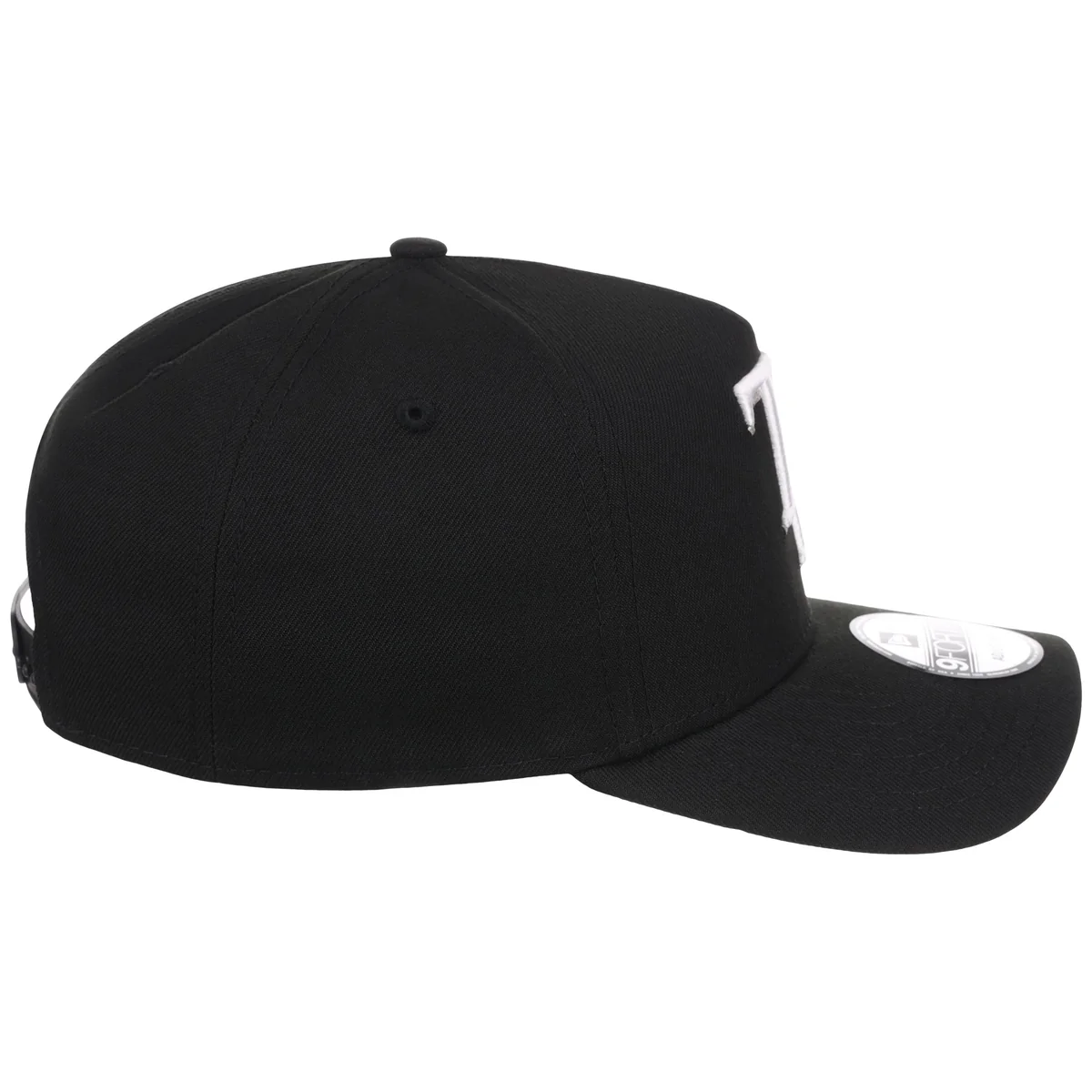 Tampa Bay Rays MLB Black x White FASHION CORE New Era 9FORTY A-Frame detail view
