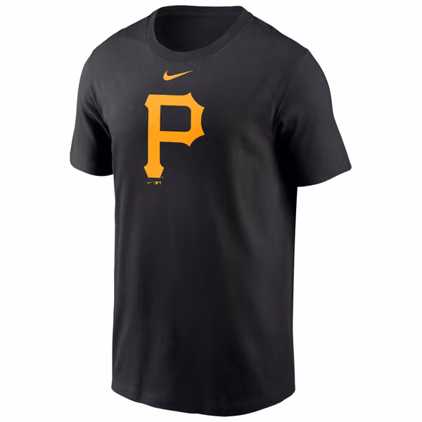 Pittsburgh Pirates Large Logo MLB T-Shirt Black view 1