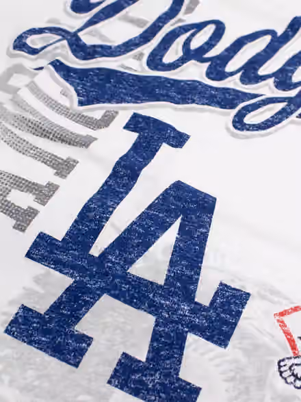 Los Angeles Dodgers Division Oversized MLB T-Shirt White view 3