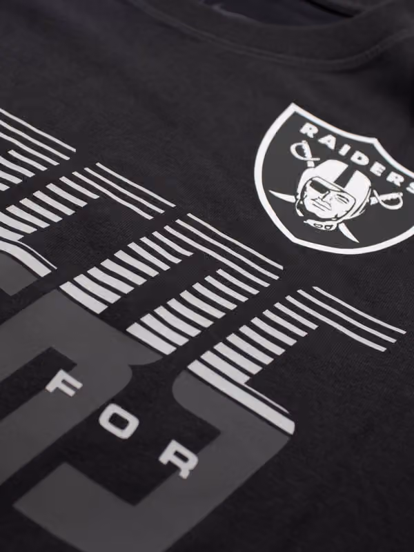 Las Vegas Raiders 2026 NFL Sideline Team Issue Dri-Fit T-Shirt Black view 4