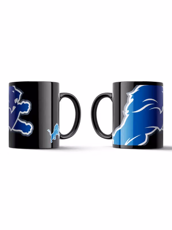 Detroit Lions Oversized Logo NFL Mug (330 ml) view 1