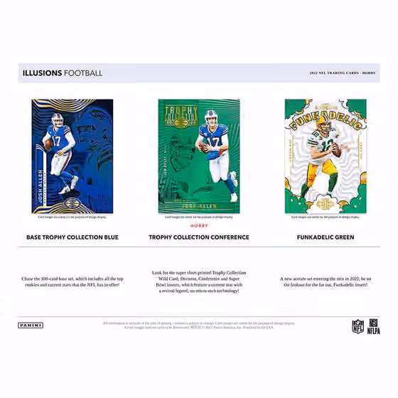 2022 Panini Illusions Football NFL Hobby Box view 2