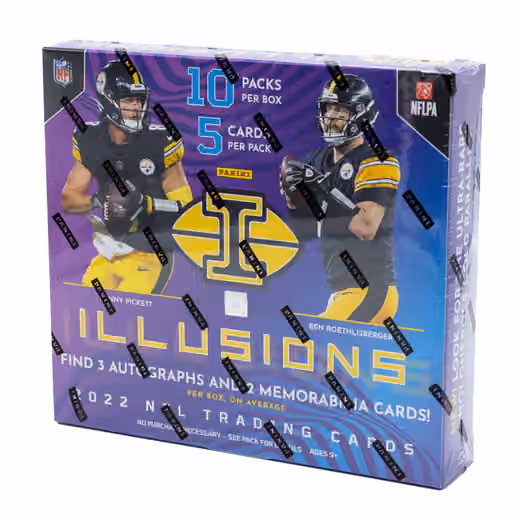 2022 Panini Illusions Football NFL Hobby Box view 1