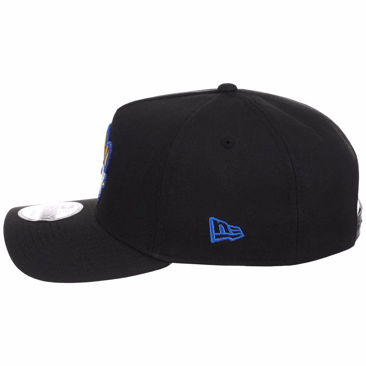 Los Angeles Rams NFL Black Dome New Era 9FORTY A-Frame detail view