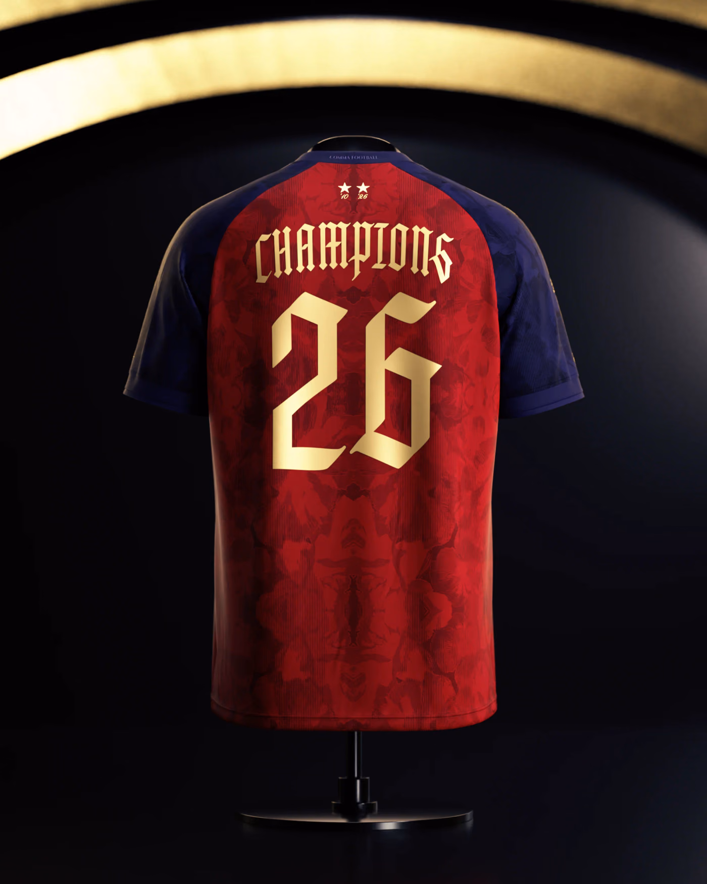 Jersevo Custom Personalized Spain 2026 Champions Jersey - España back view