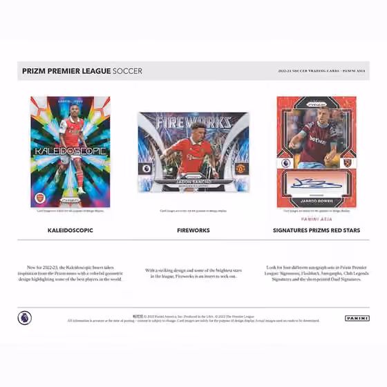 2022/23 Panini Prizm Premier League Soccer EPL Asia Tmall Box view 3