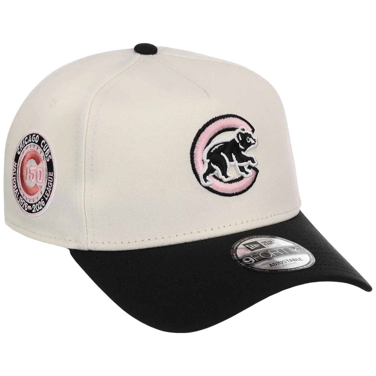 Chicago Cubs MLB Chrome Blinky New Era 9FORTY A-Frame front view