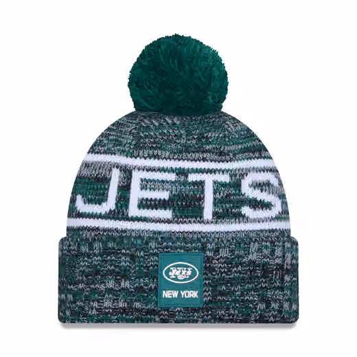 New York Jets Throwback 2025 NFL Sideline Sport Knit Hat product photo