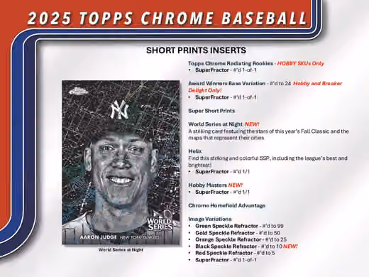 2025 Topps Chrome Baseball MLB Breaker Delight Box view 4
