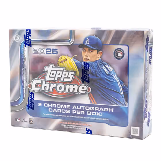 2025 Topps Chrome Baseball MLB Breaker Delight Box view 1