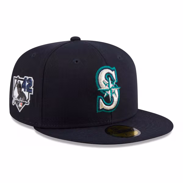 Seattle Mariners 2026 Jackie Robinson Day 59FIFTY Fitted Cap Navy product photo