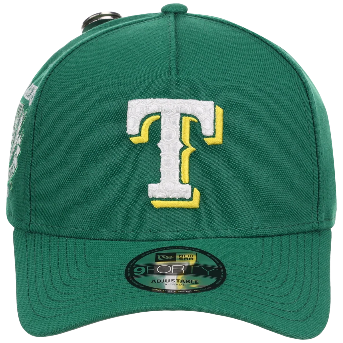 Texas Rangers MLB Augusta Bloom New Era 9FORTY w/ Golf Pin detail view