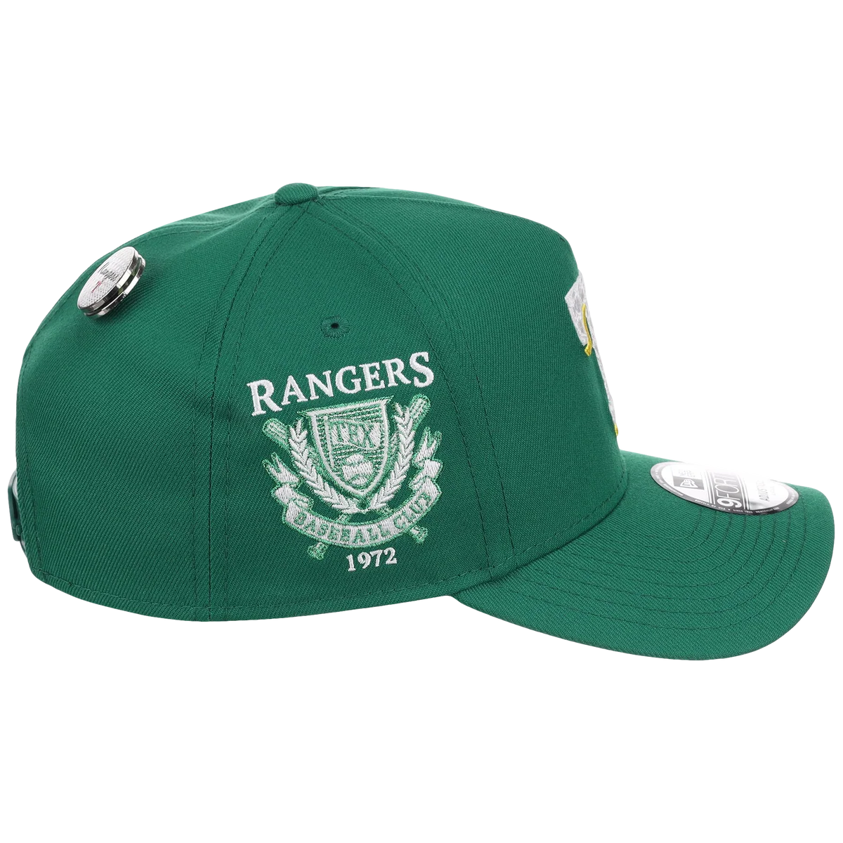 Texas Rangers MLB Augusta Bloom New Era 9FORTY w/ Golf Pin detail view