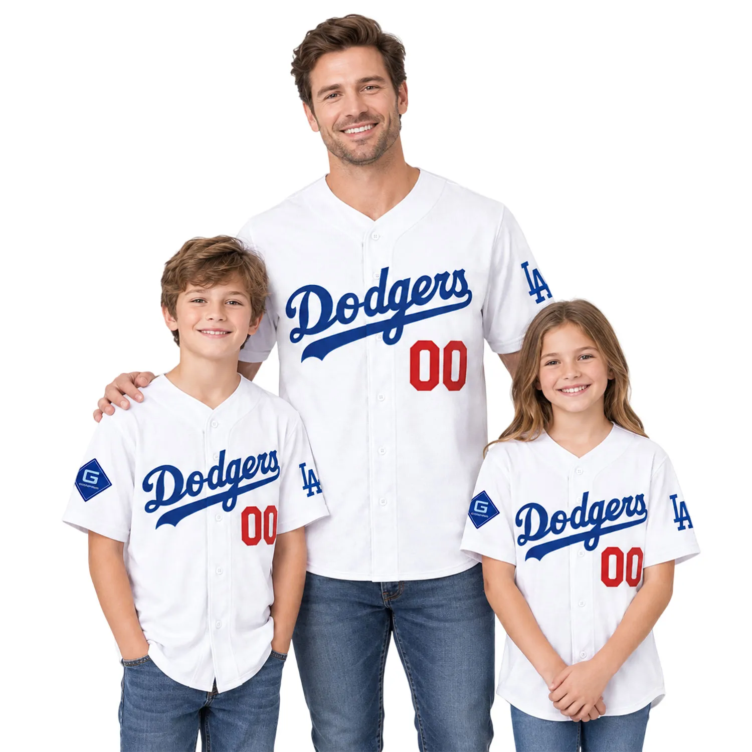 Dodgers Personalized Jersey Adult & Kids Excellent Fan Style