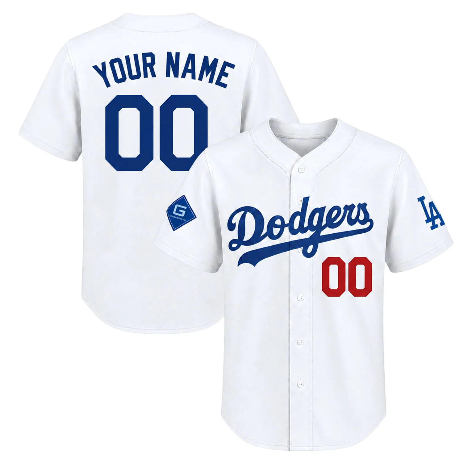 Dodgers Personalized Jersey Adult & Kids Excellent Fan Style