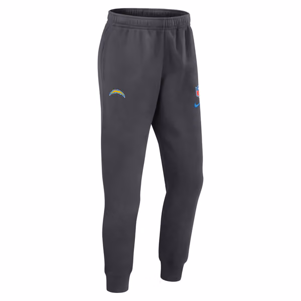 Los Angeles Chargers 2024 NFL Sideline Nike Club Sweat Pants Anthracite view 3