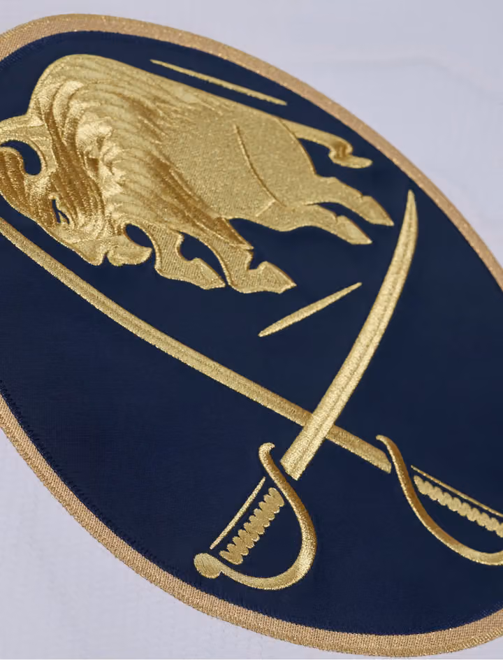 Rasmus Dahlin #26 Buffalo Sabres 2019-20 Premium Power Play NHL Jersey White view 8