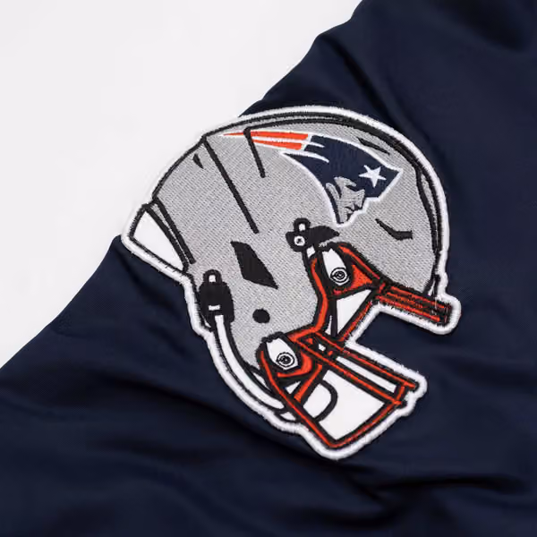 New England Patriots Alpha Industries MA-1 NFL Full-Zip Fleece Jacket view 4