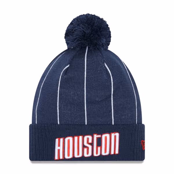 Houston Rockets Official 2021/22 NBA City Edition New Era Knit Hat product photo
