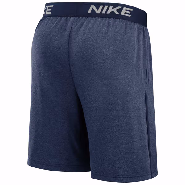 Houston Astros 2024 MLB Authentic Practice Nike Dri-FIT Shorts Navy view 2