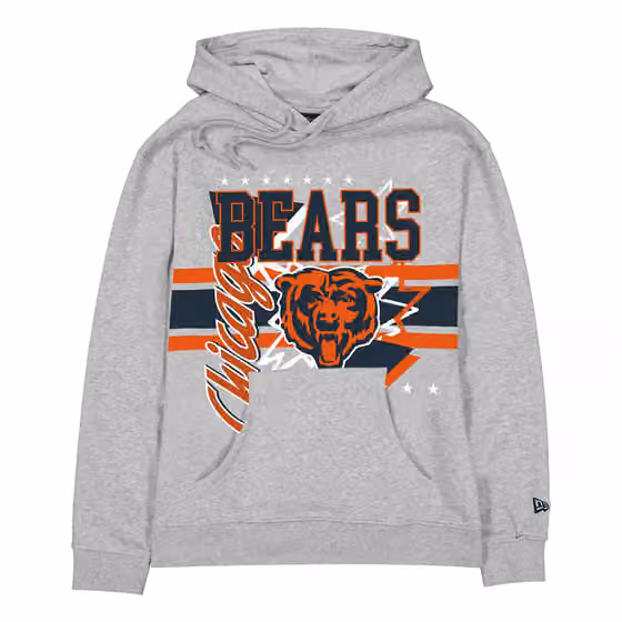 Chicago Bears Sport Classics Oversized NFL Hoodie Gray view 1