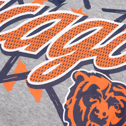 Chicago Bears Sport Classics Oversized NFL Hoodie Gray view 4
