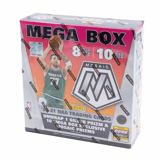 2020/21 Panini Mosaic Basketball MEGA Box NBA view 1