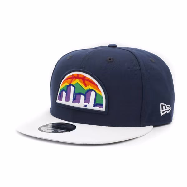 Denver Nuggets Rainbow Skyline 9FIFTY NBA Snapback Cap product photo