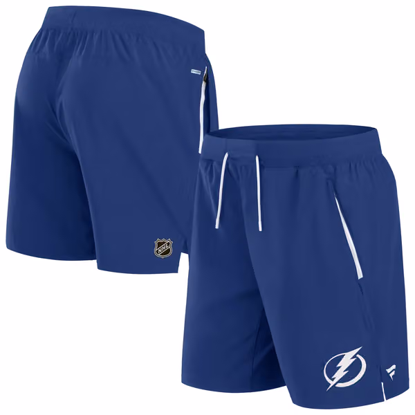 Tampa Bay Lightning 2024/25 Authentic Pro Locker Room NHL Shorts Blue view 1