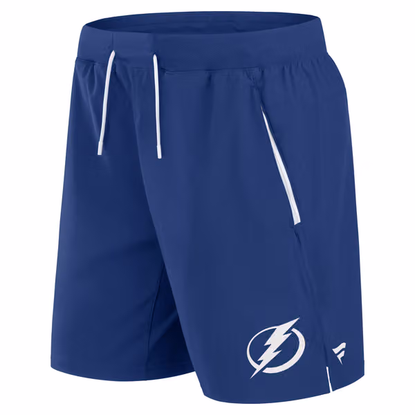 Tampa Bay Lightning 2024/25 Authentic Pro Locker Room NHL Shorts Blue view 2