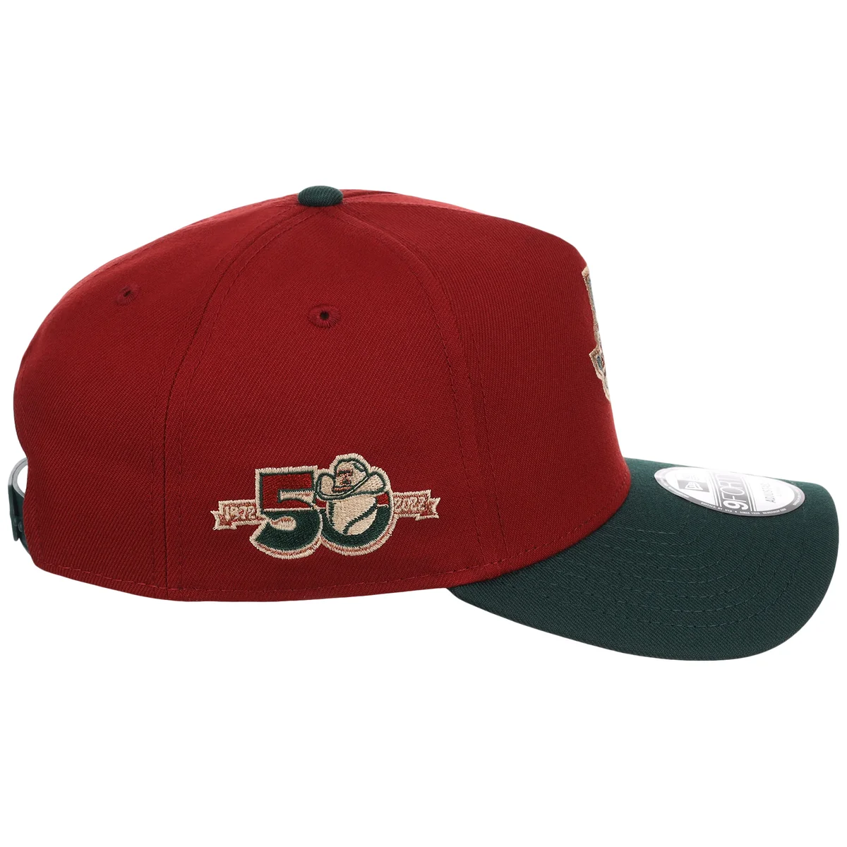 Texas Rangers MLB Terra Verde New Era 9FORTY detail view
