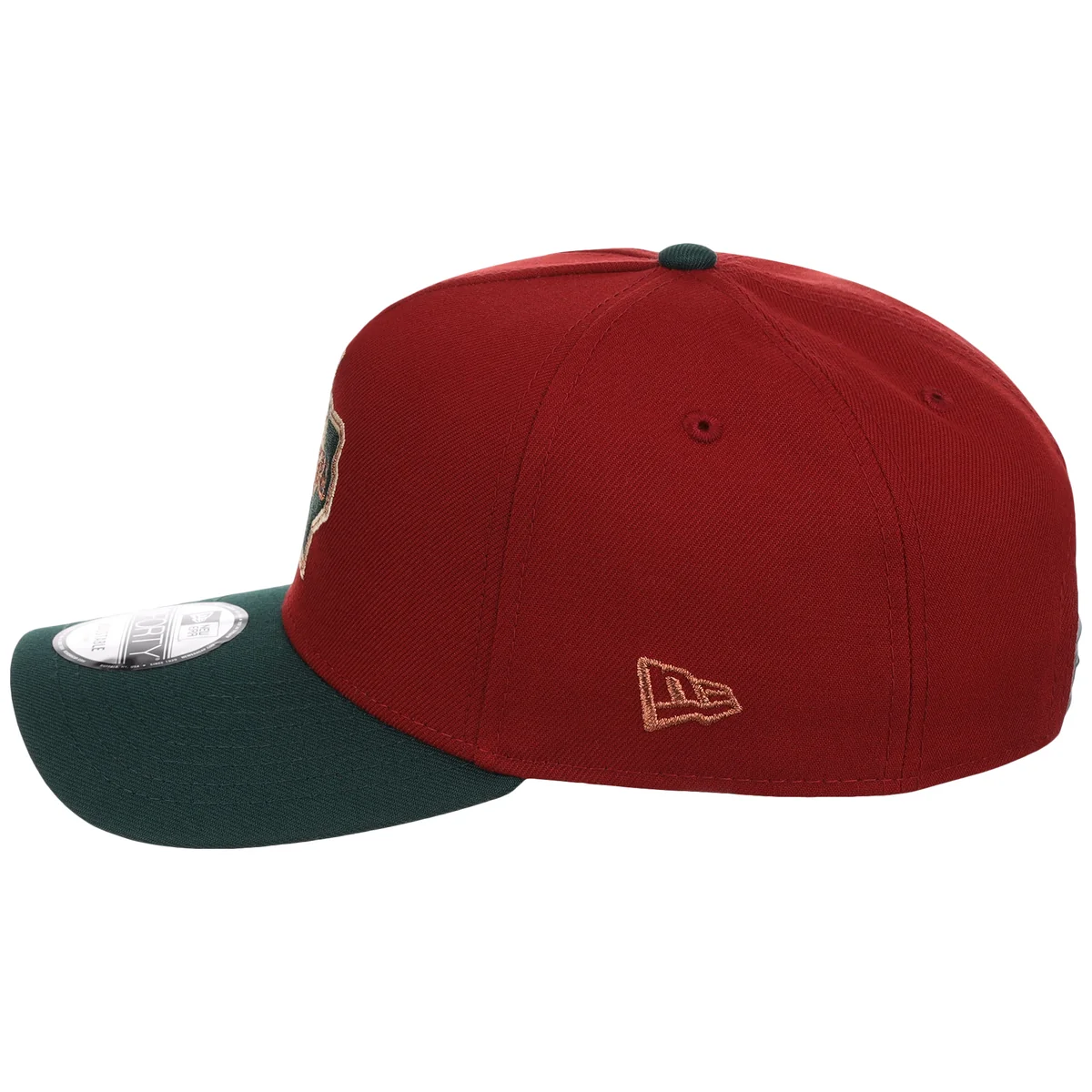Texas Rangers MLB Terra Verde New Era 9FORTY detail view
