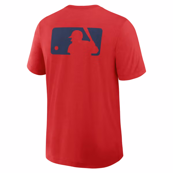 St. Louis Cardinals Early Work 2025 MLB Authentic Nike Tri-Blend T-Shirt Red view 3