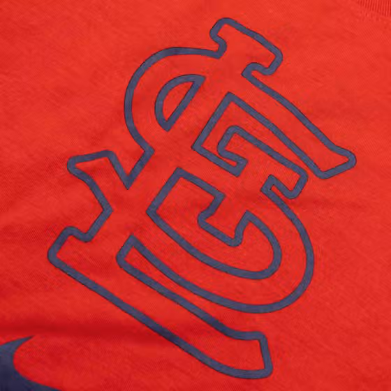 St. Louis Cardinals Early Work 2025 MLB Authentic Nike Tri-Blend T-Shirt Red view 4