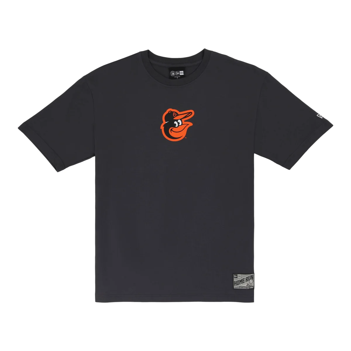 Baltimore Orioles Spring Color Collection New Era Charcoal Tee front view