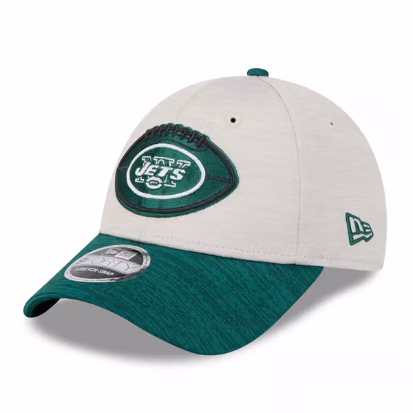 New York Jets Historic 2024 NFL Sideline New Era Stretch-Snap 9FORTY Cap product photo
