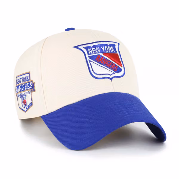 New York Rangers Established Patch Sure MVP Snapback NHL Cap Natural product photo