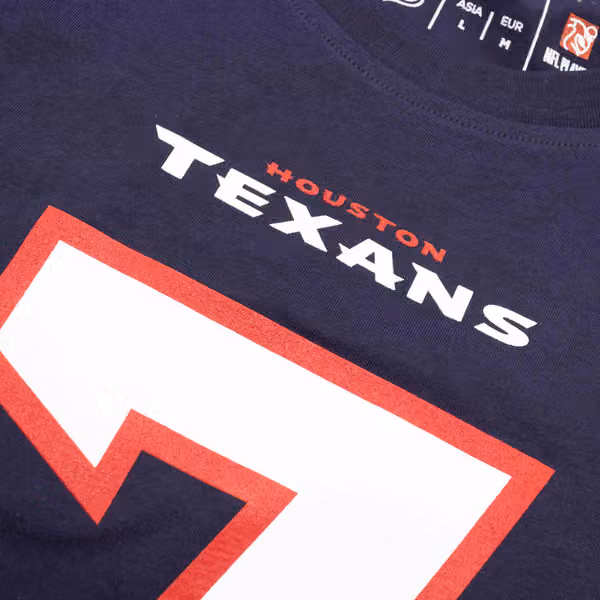 C.J. Stroud #7 Houston Texans Player NFL T-Shirt Navy view 5