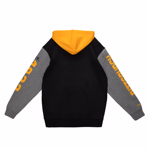 Pittsburgh Steelers Mitchell & Ness NFL Full Zip Fleece Hoodie view 2