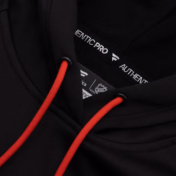 Calgary Flames 2025/26 Authentic Pro Rink Tech NHL Hoodie Black view 4