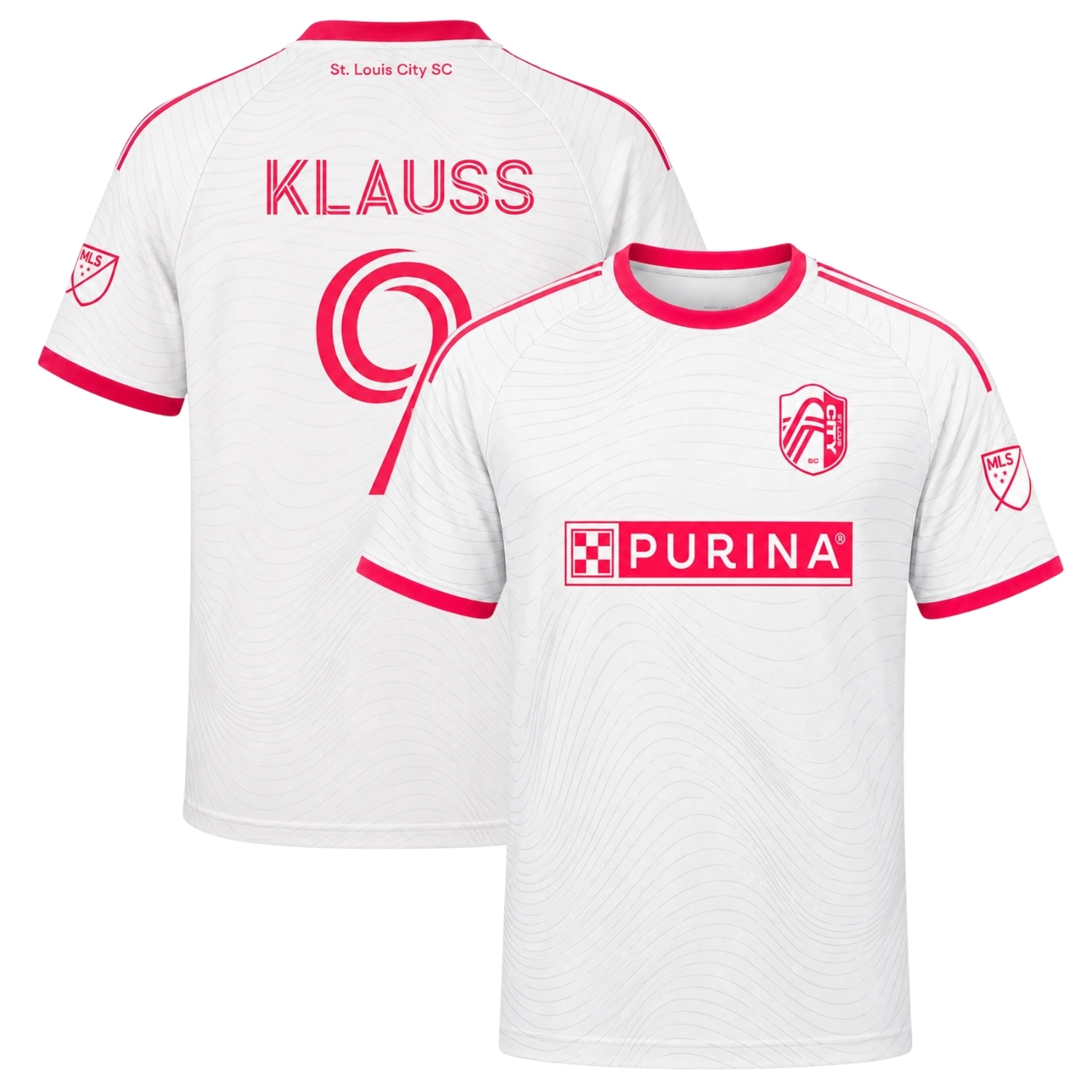St Louis CITY SC Klauss Jersey Elite White Wave